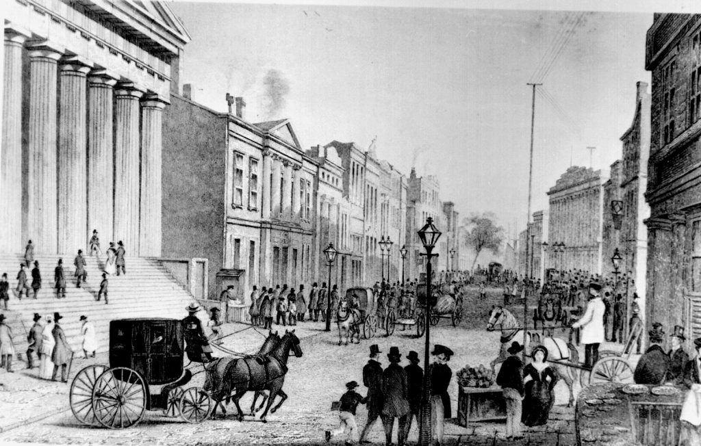 Wall Street in 1867