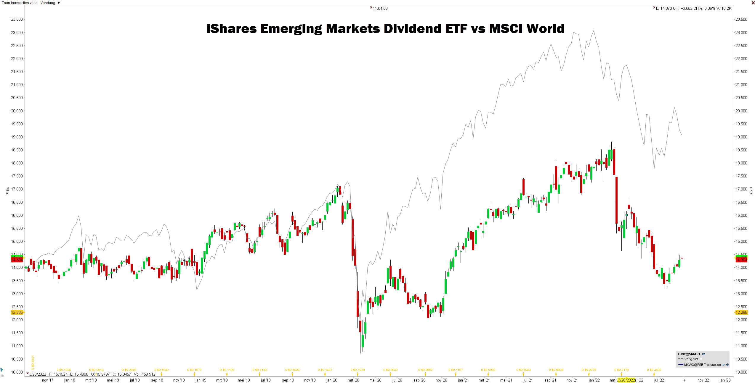 Emerging Markets Dividend ETF (9,08%)
