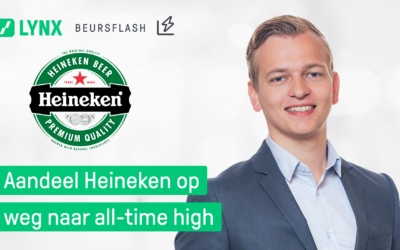 Aandeel Heineken op weg naar all-time high