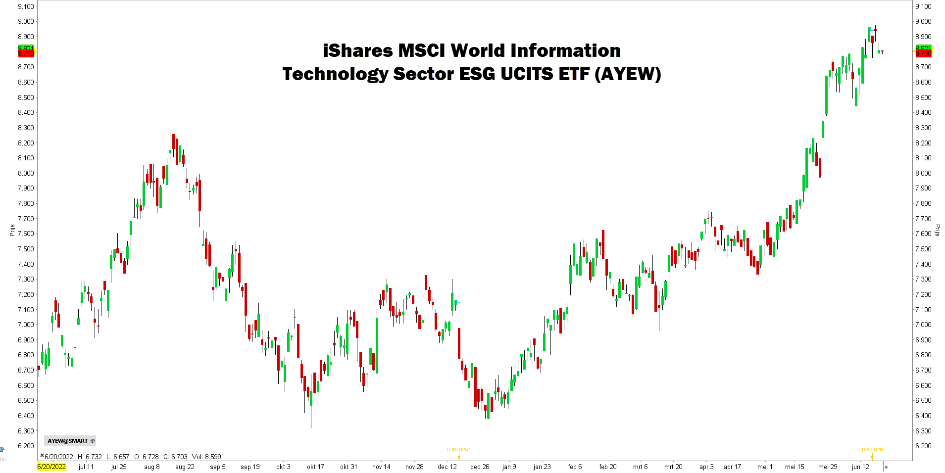 Beste AI-ETF’s - iShares MSCI Worls Information Technology Sector ESG UCITS ETF (AYEW) - Artificiële intelligentie