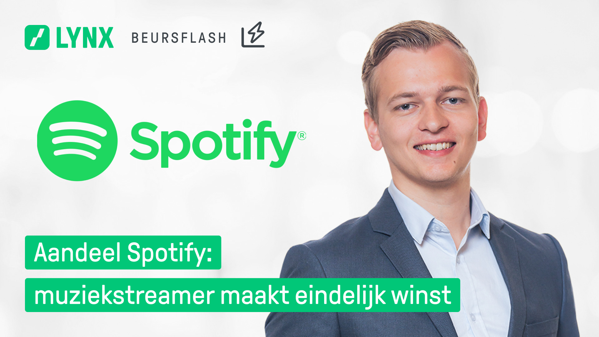 Aandeel Spotify: muziekstreamer maakt eindelijk winst | LYNX Beursflash